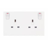13 Amp Converter Socket – Converts 1 Gang to 2 Gang Switched - LGBULKCON