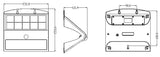 Lunar IV PLUS – Solar Wall Light With PIR - LU4-PLUS