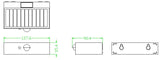 Lunar V Bar – Solar Brick Light With PIR - LU5-BAR