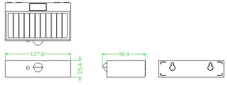 Lunar V Bar – Solar Brick Light With PIR - LU5-BAR