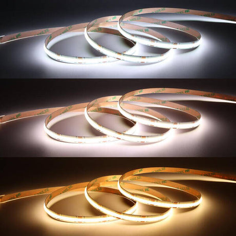 Luxlite Cob CCT LED Strip 7.5W 2700K-6500K - LUX-7.5WIP20COB50-CCT
