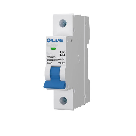LIVE Electrical&nbsp; Single Pole Type B MCB&nbsp;