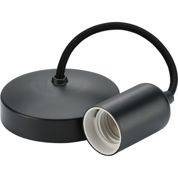 Knightsbridge 8270AT Anthracite 80W 150mm LED E27 Contemporary Pendant Set