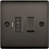 BG Nexus Metal , 13A Switched Fused Connection Unit in VARIOUS COLOURS