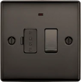 BG  Nexus Metal 13A Switched Fused Connection Unit with LED Indicator in VARIOUS COLOURS