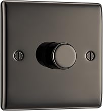 Nexus Metal,  Single Dimmer Switch, 2 Way, Trailing Edge 200W - VARIOUS COLOURS AVAILABLE
