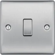 BG Nexus Metal , 20A 16AX Single Switch, 2 Way in VARIOUS COLOURS