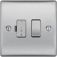 BG Nexus Metal , 13A Switched Fused Connection Unit in VARIOUS COLOURS