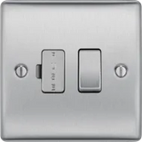 BG Nexus Metal , 13A Switched Fused Connection Unit in VARIOUS COLOURS