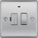 BG  Nexus Metal 13A Switched Fused Connection Unit with LED Indicator in VARIOUS COLOURS