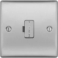 BG  Nexus Metal, 13A Unswitched Fused Connection Unit in VARIOUS COLOURS