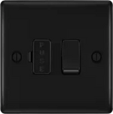 BG Nexus Metal , 13A Switched Fused Connection Unit in VARIOUS COLOURS