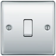 BG Nexus Metal , 20A 16AX Single Switch, 2 Way in VARIOUS COLOURS