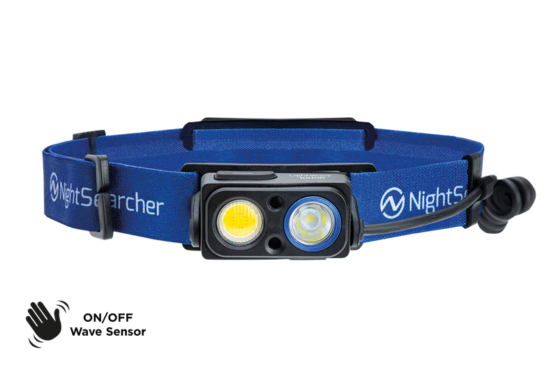 Nightsearcher LightWave 1000R | 1000 Lumens | Rechargeable Head Torch - NSHTLIGHTWAVE1000R