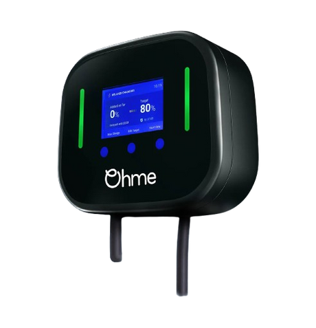 OHME HOME PRO TETHERED SMART CHARGER 5MTR CABLE 7.4KW - OHME0002GB002