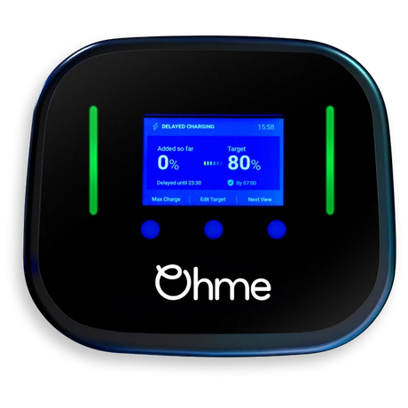 OHME HOME PRO TETHERED SMART CHARGER 5MTR CABLE 7.4KW - OHME0002GB002