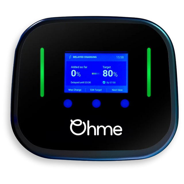 OHME HOME PRO TETHERED SMART CHARGER 5MTR CABLE 7.4KW - OHME0002GB002