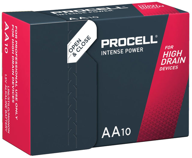 Procell Intense AA Alkaline Battery - Pack of 10