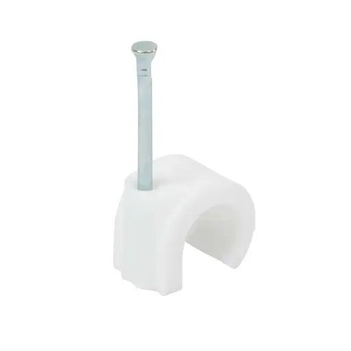 Ronbar 10 to 14mm Expandable Clips White (Pack of 100) - RC10-14WH