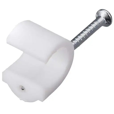Ronbar 7 to 10mm White Expandable Clips (Pack of 100) - RC7-10WH
