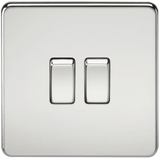 Knightsbridge 10AX 2G 2-way Switch - in VARIOUS COLOURS