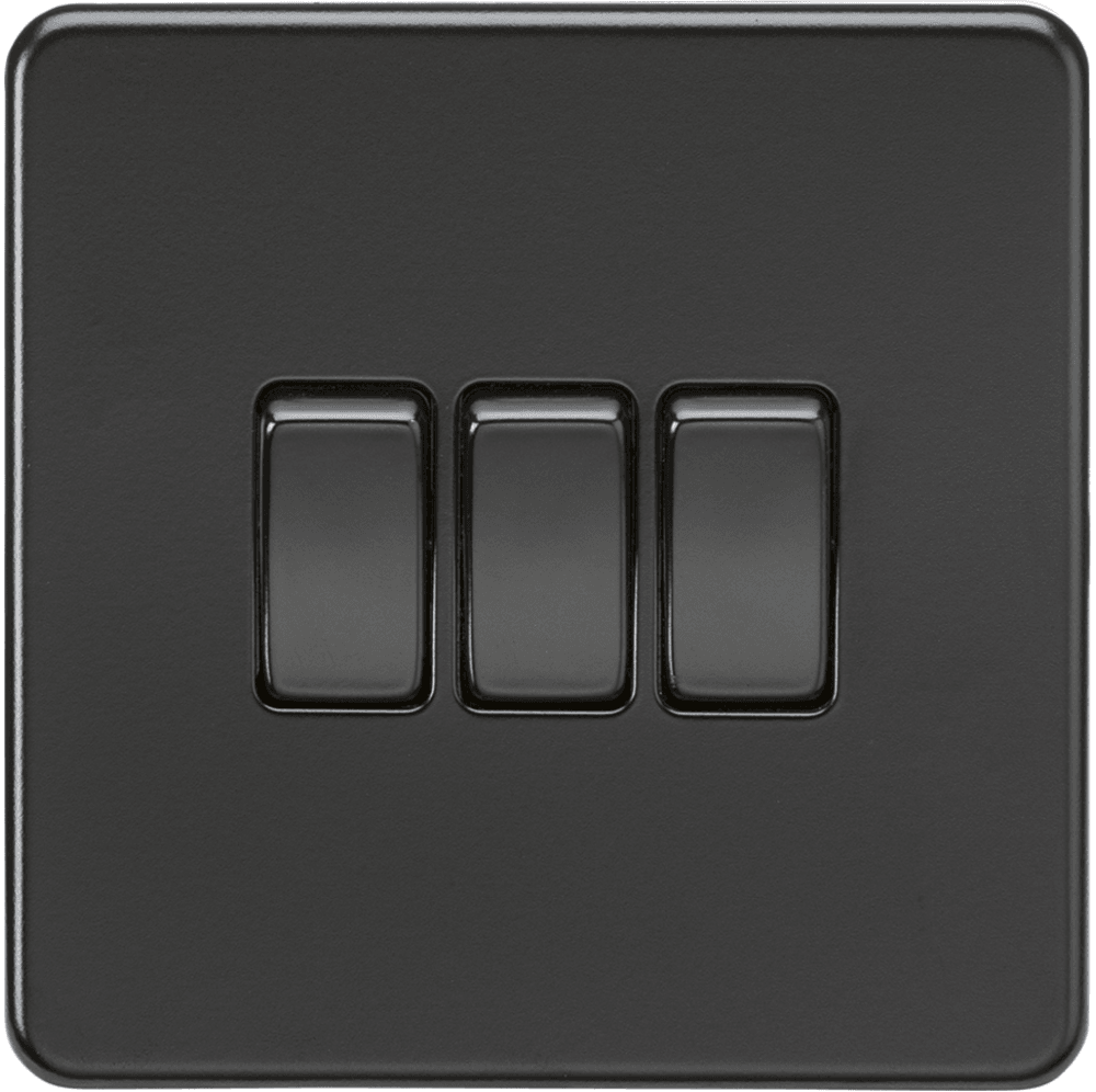 Knightsbridge 10AX 3G 2-way Switch in VARIOUS COLOURS