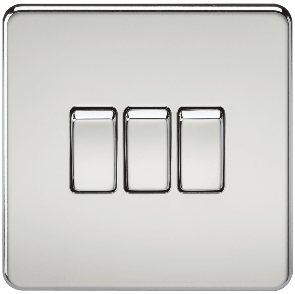 Knightsbridge 10AX 3G 2-way Switch in VARIOUS COLOURS