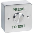 STP Surface Exit Button, 25mm, Stainless Steel - STP-SPB003S