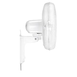 AirMaster 16" Wall Mounted Fan 3 Speed Oscillating & Tilt White | SWF16