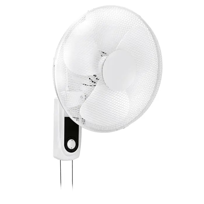 AirMaster 16" Wall Mounted Fan 3 Speed Oscillating & Tilt White | SWF16