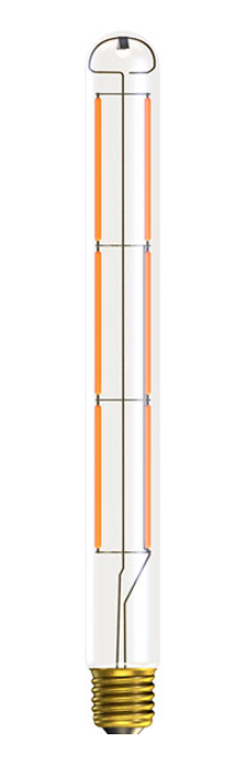 LED 5.7W Dimmable Clear Filament Long Tubular - ES - 2700K