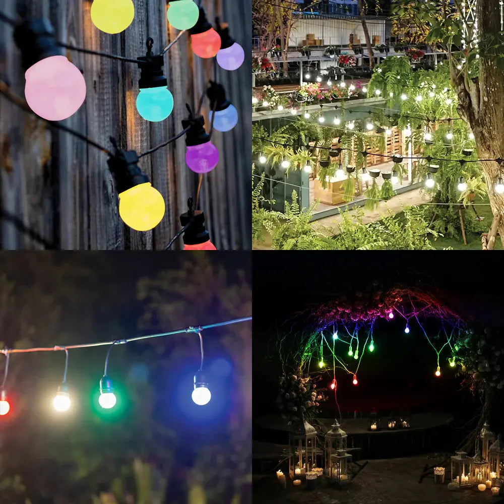 Ener-J RGB LED Bulb Festoon Light Kit 13m - T473