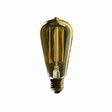 ELD 4W E27 ST64 Amber LED Filament Squirrel Cage Lamp 2000K Dimmable - VIN-ST64-ES-D