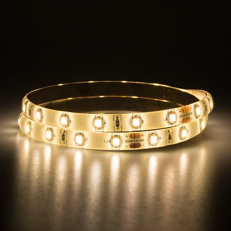 24V 6W 60 LED per/m IP65 Warm White LED Strip
