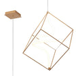 Bath 46cm Single Pendant, 1 Spiral, 26W LED, Triac Dimmable, 3000K, Painted Gold
