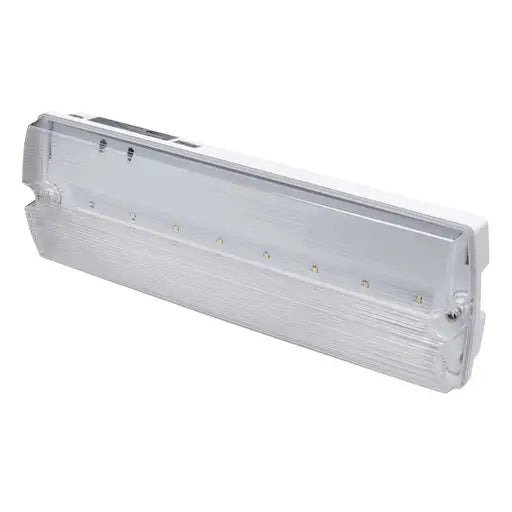 Spectrum 3.3W LED IP65 Emergency Bulkhead - Maintained/Non-Maintained - Select Self-Test or Manual Emergency Mode