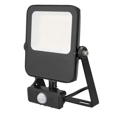 BELL Lighting Skyline Slim 70W LED Floodlight with PIR Black 4000K 10989