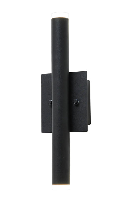 Bellfit 1+1 Up & Down Light Wall Light, 6W LED, 4000K, 390lm, IP44, Satin Black, 3yrs Warranty