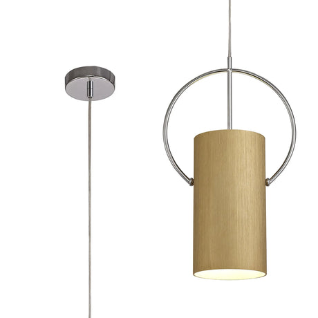Berry Single Pendant, 1 x E27, Gold/Polished Chrome