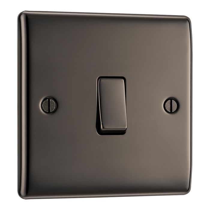 BG NBN13-01 Nexus Metal Black Nickel, 20A 16AX Intermediate Switch