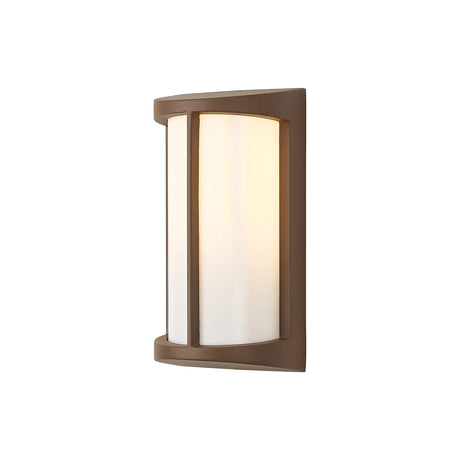 Bishop Wall Lamp 1 Light IP54 Dark Brown