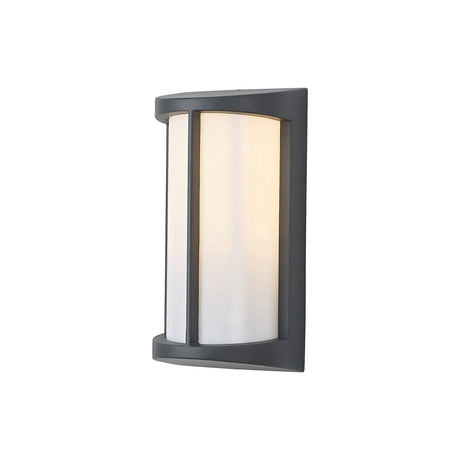 Bishop Wall Lamp 1 Light IP54 Dark Grey