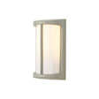 Bishop Wall Lamp 1 Light IP54 Matt Silver