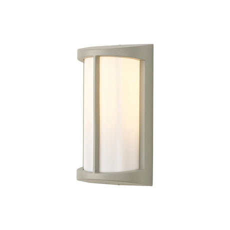 Bishop Wall Lamp 1 Light IP54 Matt Silver