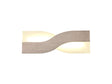 Bolton Wall Lamp, 8W LED, 3000K, Brushed Brown/Frosted White