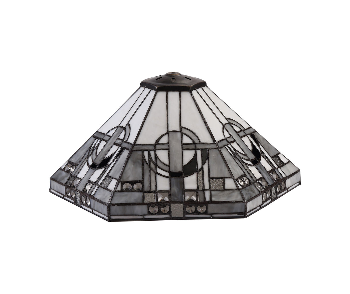 Park Semi Ceiling Kit, 3 x E27, Aged Antique Brass