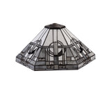 Park Semi Ceiling Kit, 3 x E27, Aged Antique Brass