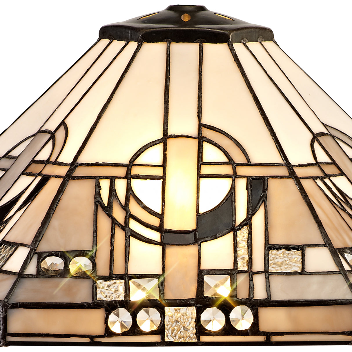 Park Semi Ceiling Kit, 3 x E27, Aged Antique Brass