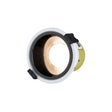 Brand, 5/8W, Triac Dimmable 4CCT LED Fire Rated Downlight, Black Chrome Inner & White Trim, Cut Out: 70mm, 800lm, 60° Deg, IP65, 5yrs Warranty