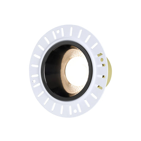 Brand, 5/8W, Triac Dimmable 4CCT LED Fire Rated Downlight, Trimless Black Chrome Inner, Cut Out: 70mm, 800lm, 60° Deg, 5yrs Warranty